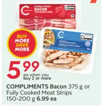 Sobeys COMPLIMENTS Bacon offer