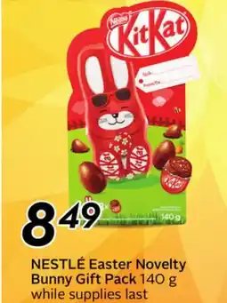 Sobeys NESTLÉ Easter Novelty Bunny Gift Pack offer