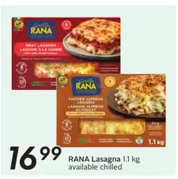 Sobeys RANA Lasagna offer