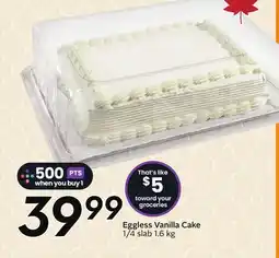 Sobeys Eggless Vanilla Cake offer