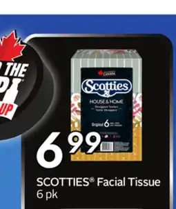 Sobeys Scotties ' Facial Tissue offer