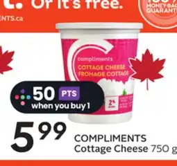 Sobeys COMPLIMENTS Cottage Cheese offer