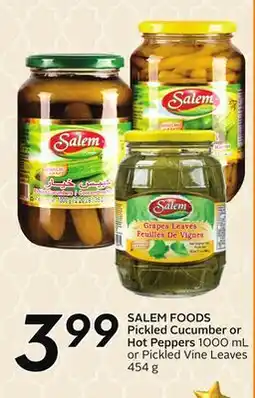 Sobeys SALEM FOODS Pickled Cucumber or Hot Peppers offer