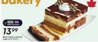 Sobeys Real Cream Layered Cake offer