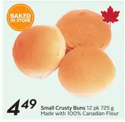 Sobeys Small Crusty Buns offer