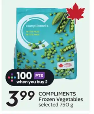 Sobeys COMPLIMENTS Frozen Vegetables offer