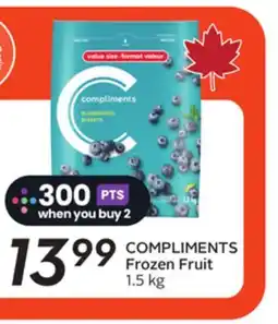 Sobeys COMPLIMENTS Frozen Fruit offer