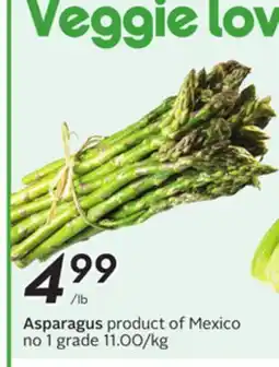 Sobeys Asparagus offer