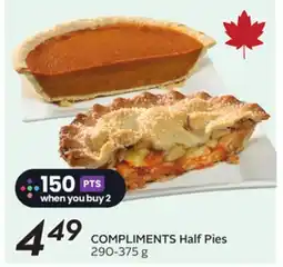 Sobeys COMPLIMENTS Half Pies offer