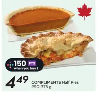 Sobeys COMPLIMENTS Half Pies offer