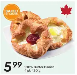 Sobeys 100% Butter Danish offer