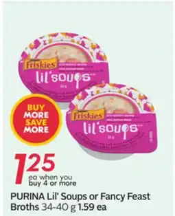 Sobeys PURINA Lil' Soups or Fancy Feast Broths offer