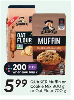 Sobeys QUAKER Muffin or Cookie Mix offer