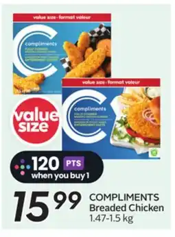 Sobeys COMPLIMENTS Breaded Chicken offer