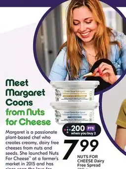 Sobeys NUTS FOR CHEESE Dairy Free Spread offer