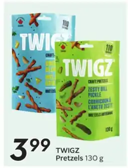 Sobeys TWIGZ Pretzels offer