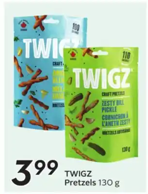 Sobeys TWIGZ Pretzels offer