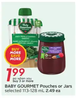 Sobeys BABY GOURMET Pouches or Jars offer