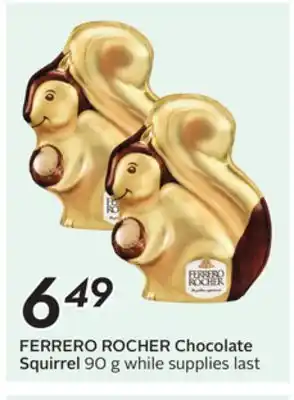 Sobeys FERRERO ROCHER Chocolate Squirrel offer