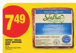 No Frills SUFRA HALAL LEAN GROUND BEEF, 454 G offer