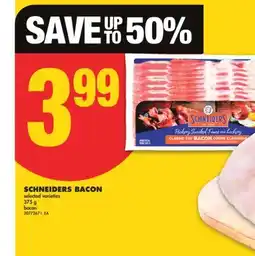 No Frills SCHNEIDERS BACON offer