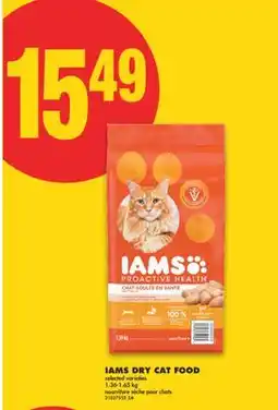 No Frills IAMS DRY CAT FOOD, 1.36-1.65 KG offer