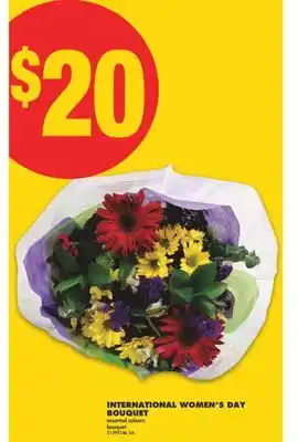 No Frills INTERNATIONAL WOMEN'S DAY BOUQUET offer