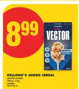 No Frills KELLOGG'S JUMBO CEREAL, 700 G - 1.2 KG offer