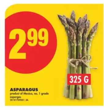 No Frills ASPARAGUS, 325 G offer