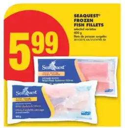 No Frills SEAQUEST FROZEN FISH FILLETS, 400 G offer