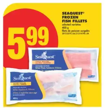 No Frills SEAQUEST FROZEN FISH FILLETS, 400 G offer