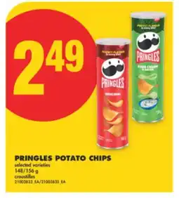 No Frills PRINGLES POTATO CHIPS, 148/156 G offer