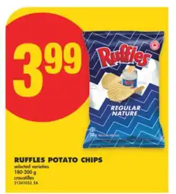 No Frills RUFFLES POTATO CHIPS, 180-200 G offer