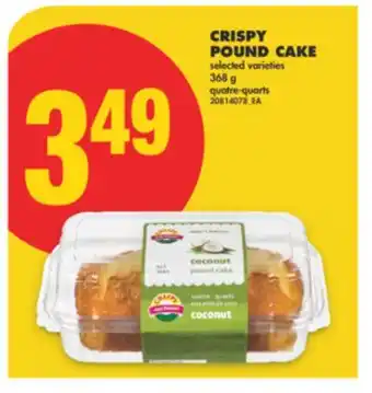 No Frills CRISPY POUND CAKE, 368 G offer