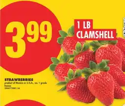 No Frills STRAWBERRIES, 1 LB CLAMSHELL offer