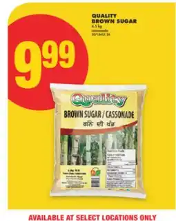 No Frills QUALITY BROWN SUGAR, 4.5 KG offer