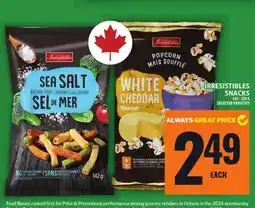 Food Basics IRRESISTIBLES SNACKS offer