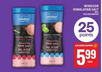 Food Basics WINDSOR HIMALAYAN SALT offer