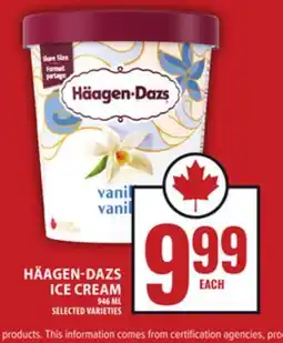 Food Basics HÄAGEN-DAZS ICE CREAM offer