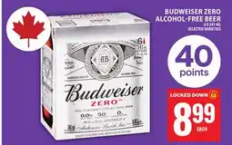 Food Basics BUDWEISER ZERO ALCOHOL-FREE BEER offer