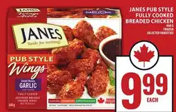 Food Basics JANES PUB STYLE FULLY COOKED BREADED CHICKEN offer