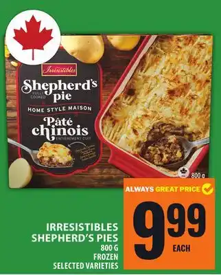 Food Basics IRRESISTIBLES SHEPHERD'S PIES offer