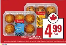 Food Basics IRRESISTIBLE MUFFINS offer