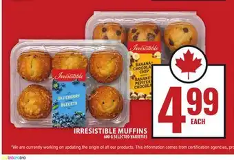 Food Basics IRRESISTIBLE MUFFINS offer