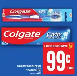 Food Basics COLGATE TOOTHPASTE OR TOOTHBRUSH offer