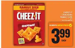 Food Basics CHEEZ-IT CRACKERS FAMILY SIZE offer