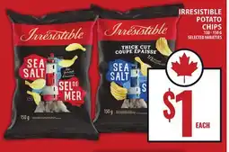 Food Basics IRRESISTIBLE POTATO CHIPS offer