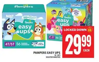 Food Basics PAMPERS EASY UPS offer