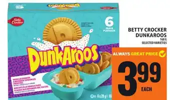 Food Basics BETTY CROCKER DUNKAROOS offer