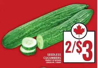 Food Basics SEEDLESS CUCUMBERS offer